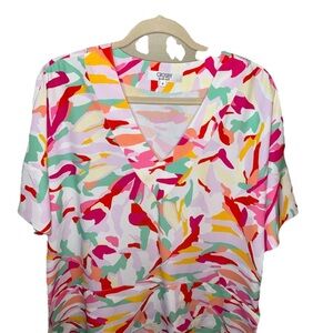 Crosby By Mollie Burch Suzie Tunic Women’s Medium in Water Lillies